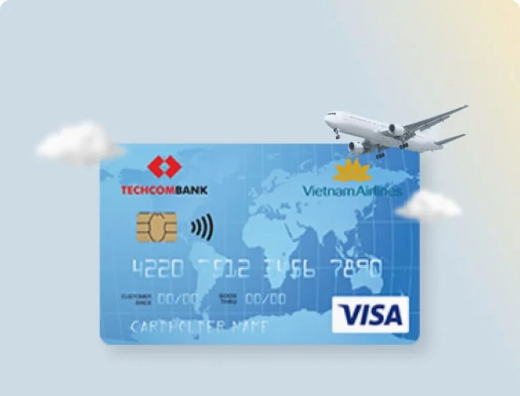 Thẻ tín dụng Vietnam Airlines Techcombank Visa Classic