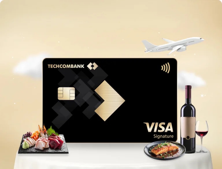 Thẻ tín dụng Techcombank Visa Signature