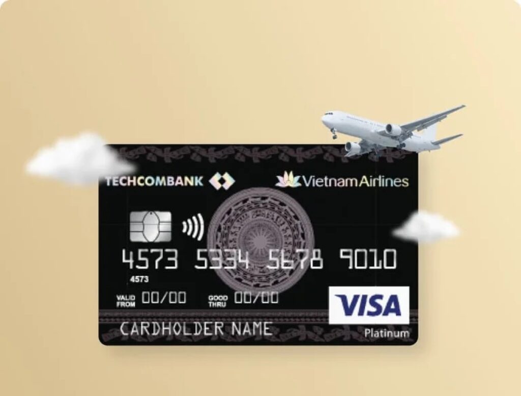 Thẻ tín dụng Vietnam Airlines Techcombank Visa Platinum