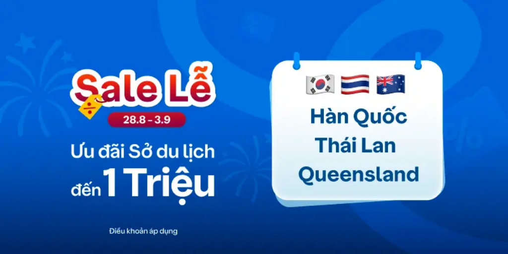 sale lễ từ đối tác traveloka