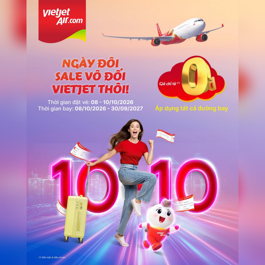 Vietjet 10.10 sale